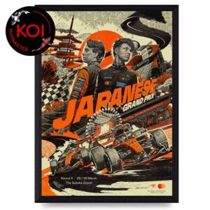 McLaren Mastercard Formula 1 Team 2026 Japanese GP Home Decor Poster Canvas