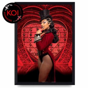 Megan Thee Stallion As Zidler Moulin Rouge Home Decor Poster Canvas