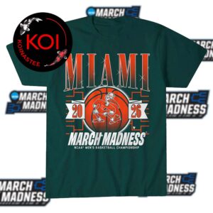 Miami Hurricanes Men’s Basketball 2026 March Madness Unisex T-Shirt Hoodie