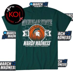 Michigan State Spartans Men’s Basketball 2026 March Madness Unisex T-Shirt Hoodie