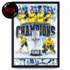 Wisconsin Women’s Hockey 2026 NCAA National Champions Home Decor Poster Canvas Wisconsin Women’s Hockey 2026 NCAA National Champions Home Decor Poster Canvas