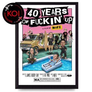 NOFX 4 Years Of Fucking Up Movie Home Decor Poster Canvas