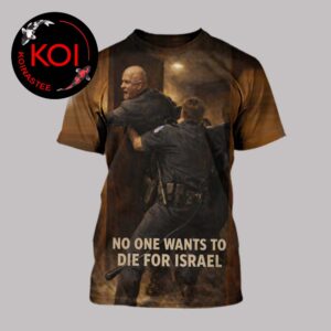 No One Want To Die For Israel Brian McGuinness Former US Marine Protests All Over Print T-Shirt