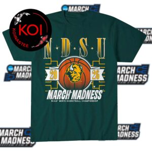 North Dakota State Bison Men’s Women’s Basketball 2026 March Madness Unisex T-Shirt Hoodie