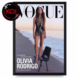 Olivia Rodrigo On British Vogue Magzine Cover 2026 April Home Decor Poster Canvas