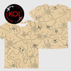 One Piece Chopper Map 2026 Movie Live Action All Over Print T-Shirt