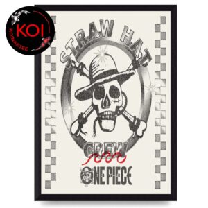 One Piece Straw Hat Crew 2026 Movie Live Action Home Decor Poster Canvas