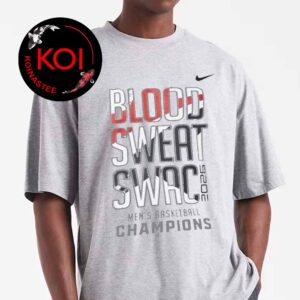 Prairie View A&M University Panthers Men’s Basketball PVAMU 2026 Blood Sweat Swac Champions Unisex T-Shirt