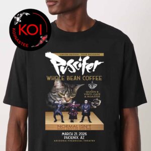 Puscifer Arizona Finance Theatre 2026 Phoenix AZ March 21st Cat Whole Bean Coffee Unisex T-Shirt