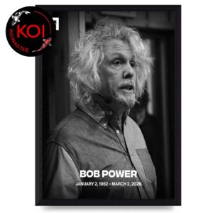 RIP Bob Power Death 2026 Thank You For Memories Home Decor Poster Canvas