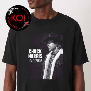 RIP Chuck Norris Death 1940 2026 Thank You For Memories Unisex T-Shirt