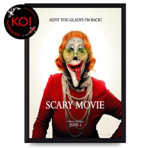 Scary Movie 6 2026 Aunt Gladys I’m Back Release June 5th Home Decor Poster Canvas