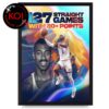 Shai Gilgeous Alexander SGA Most 20 Points Game In NBA History Home Decor Poster Canvas