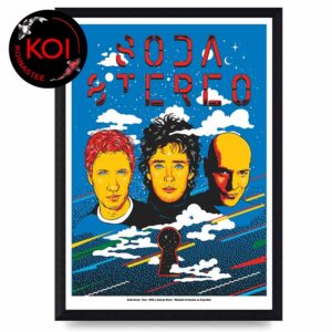 Soda Stereo George Manta 2026 Esco Tour Home Decor Poster Canvas