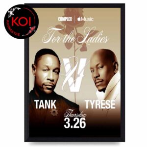 Tank vs Tyrese Gibson For The Lady 2026 March 26th Home Decor Poster Canvas