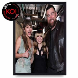 Taylor Swift Alyssa Liu And Travis Kelce iHeart Awards 2026 Home Decor Poster Canvas