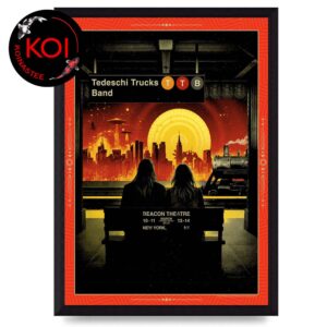 Tedeschi Trucks Band Beacon Theatre 2026 New York City March Home Decor Poster Canvas