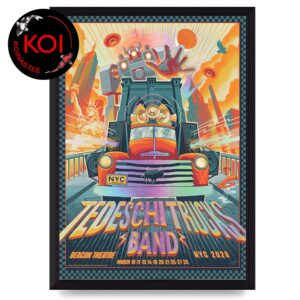 Tedeschi Trucks Band Beacon Theatre New York City 2026 March Home Decor Poster Canvas