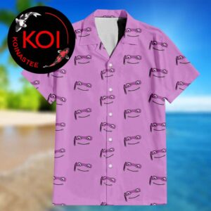 Teenage Mutant Ninja Turtles Donnie Pattern Purple Hawaiian Shirt