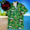 Teenage Mutant Ninja Turtles Items Pizza Oozevelts Green Pattern Hawaiian Shirt