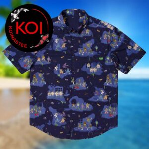 Teenage Mutant Ninja Turtles Leo Raph Donnie Mikey IncogNinja Vintage Hawaiian Shirt