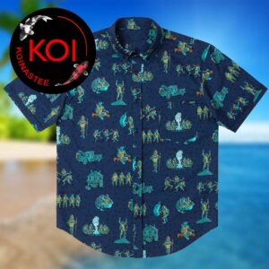 Teenage Mutant Ninja Turtles Leo Raph Donnie Mikey It’s Time to Go Back Hawaiian Shirt