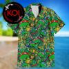 Teenage Mutant Ninja Turtles Leo Raph Donnie Mikey Pattern Hawaiian Shirt