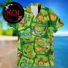 Teenage Mutant Ninja Turtles Leo Raph Donnie Mikey Pattern Navy Hawaiian Shirt Teenage Mutant Ninja Turtles Leo Raph Donnie Mikey Pattern Navy Hawaiian Shirt
