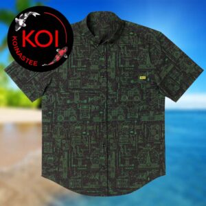 Teenage Mutant Ninja Turtles Machine Greenprints Hawaiian Shirt