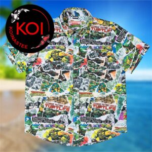 Teenage Mutant Ninja Turtles Tubular Since 84 Vintage Hawaiian Shirt