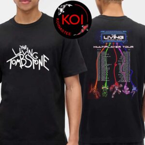The Living Tombstone 2026 Multiplayer Tour Dates Two Sided T-Shirt