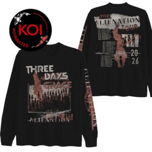 Three Days Grace 2026 Alienation Tour All Over Print Long Sleeve