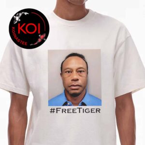 Tiger Woods Mugshot 2026 Free Tiger Hashtag Unisex T-Shirt