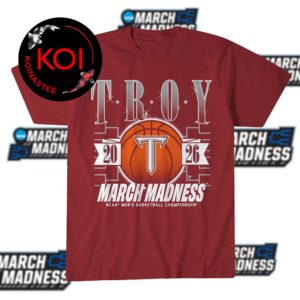 Troy Trojans Men’s Basketball 2026 March Madness Unisex T-Shirt Hoodie
