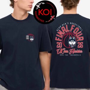 UConn Huskies Final Four 2026 NCAA Men’s Basketball March Madness Two Sided T Shirt