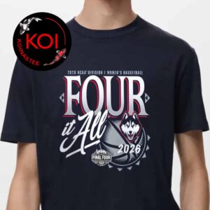 UConn Huskies Men’s Basketball Final Four 2026 NCAA March Madness Zone Move Unisex T-Shirt