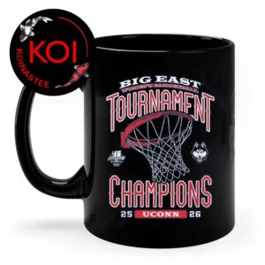 UConn Huskies Women’s Basketball 2026 Big East Champions Tournament Ceramic Mug Cup