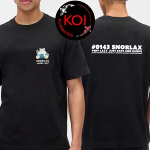 UNIQLO x Pokemon 30th Anniversary Snorlax Woke Up Two Sided T-Shirt