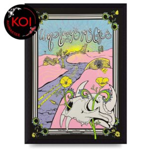 Umphrey’s McGee 2026 Solona Beach Menlo Park California Los Angeles Home Decor Poster Canvas