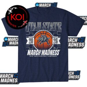 Utah State Aggies Men’s Basketball 2026 March Madness Unisex T-Shirt Hoodie