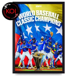 Venezuela World Baseball Classic 2026 Champions Home Decor Poster Canvas
