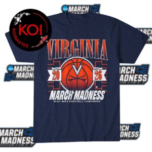 Virginia Cavaliers Men’s Women’s Basketball 2026 March Madness Unisex T-Shirt Hoodie