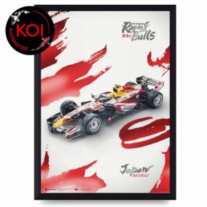 Visa Cash App Racing Bulls Formula 1 Team 2026 Japanese Grand Prix Home Decor Poster Canvas