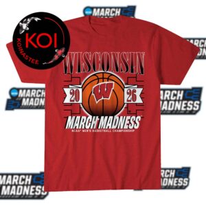 Wisconsin Badgers Men’s Basketball 2026 March Madness Unisex T-Shirt Hoodie