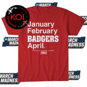 Wisconsin Badgers Men’s Women’s Basketball 2026 March Madness January February Badgers April Unisex T-Shirt Hoodie