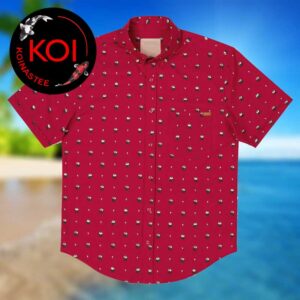 Zootopia Benjamin Clawhauser Disney Lil Lemmings RSVLTS Red Hawaiian Shirt