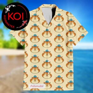 Zootopia Benjamin Clawhauser Summer Vibes Yellow Hawaiian Shirt