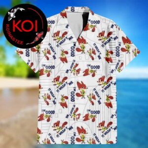 Zootopia Nick Wilde White Pattern Hawaiian Shirt
