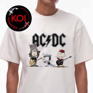 ACDC Charlie Brown Pwrup Tour 2026 Logo Unisex T-Shirt