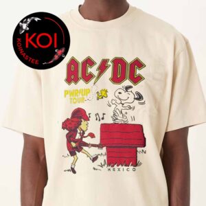 ACDC Charlie Brown Pwrup Tour 2026 Unisex T-Shirt